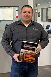 Brian LaCroix with book