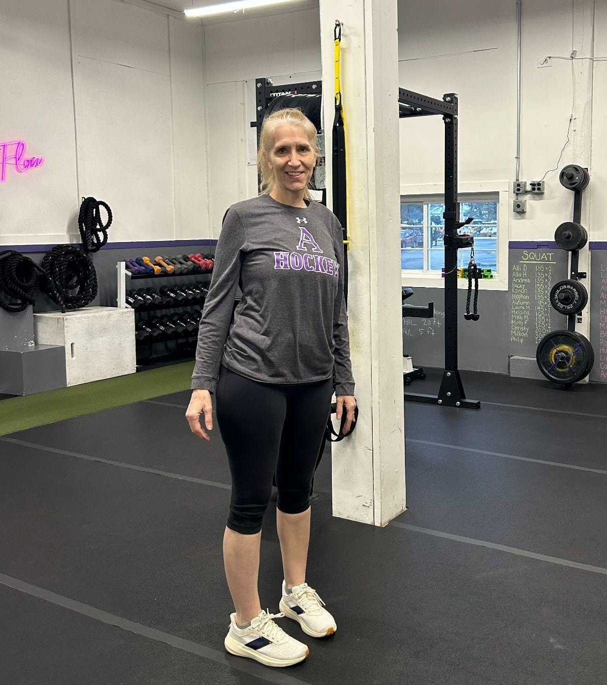 Catherine S at the gym